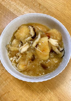 さっぱり柔らか！鶏胸肉のきのこみぞれ煮-レシピのメイン写真