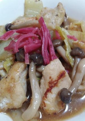 胸肉白菜のとろとろに@麹調味料-レシピのメイン写真