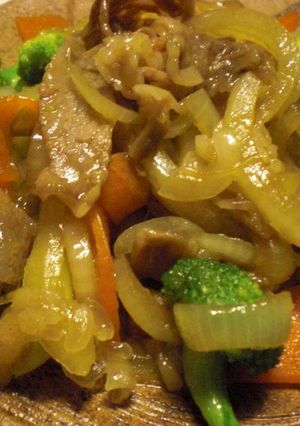 お肉と野菜のオイスターソース炒め-レシピのメイン写真