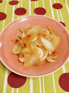 新玉ねぎの甘辛炒め-レシピのメイン写真