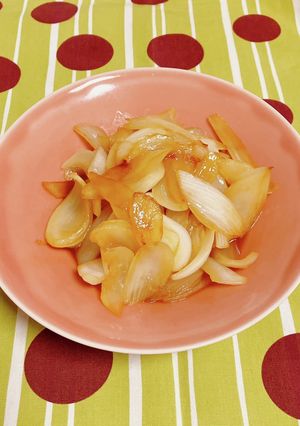 新玉ねぎの甘辛炒め-レシピのメイン写真