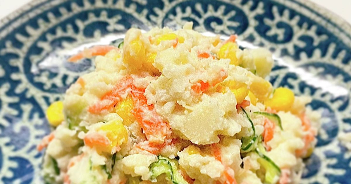 ぽてとさらだ カラフル☆スイスチャードのポテトサラダ by うちゅう食堂