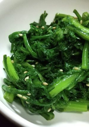 春菊の麺つゆ和え-レシピのメイン写真