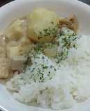 きのことシーフードのホワイトカレー