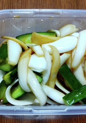 新玉ねぎのお漬物-レシピのメイン写真