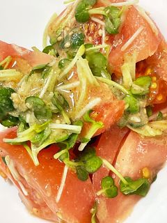 【簡単】トマトのごまナムル-レシピのメイン写真