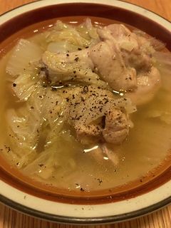 白菜と鶏手羽のスープ-レシピのメイン写真