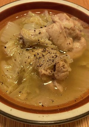 白菜と鶏手羽のスープ-レシピのメイン写真