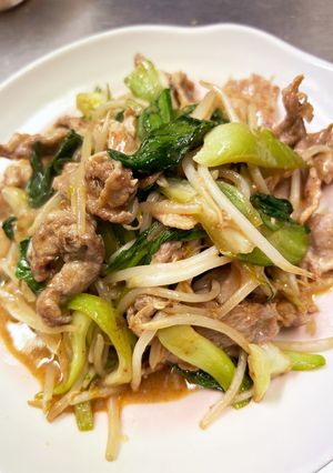 豚肉のオイマヨ炒め。ササッと調味。-レシピのメイン写真
