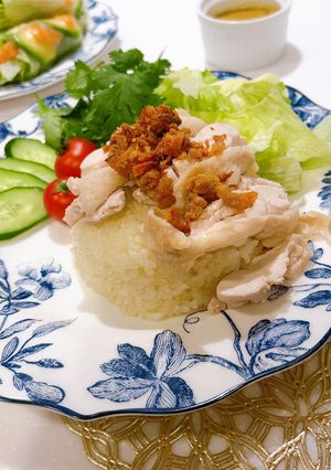 お家でエスニック♪タイ料理カオマンガイ-レシピのメイン写真