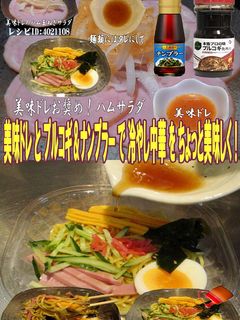 美味ドレとプルコギナンプラーで冷やし中華-レシピのメイン写真