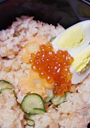 鮭フレークと酢の物でさっぱり混ぜご飯-レシピのメイン写真