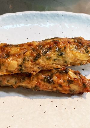 たけのこのつくね　オーブン焼き-レシピのメイン写真