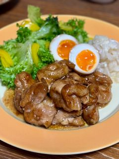 カレー風味の鶏の照り焼き-レシピのメイン写真