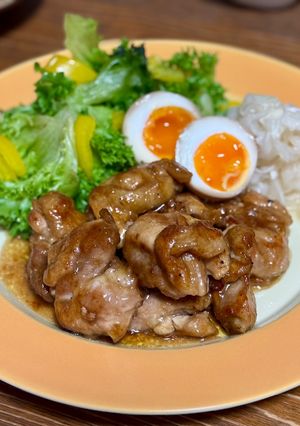 カレー風味の鶏の照り焼き-レシピのメイン写真