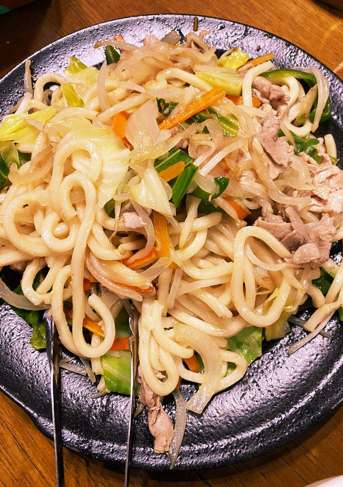 焼きうどん　関東風-レシピのメイン写真