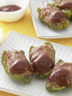 レンジで作る!ピーマンの肉詰め-レシピのメイン写真