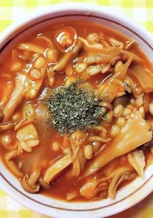 ヘルシー♬ もち麦と きのこの スープ✾-レシピのメイン写真