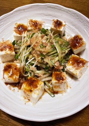 大根と水菜の豆腐サラダ-レシピのメイン写真