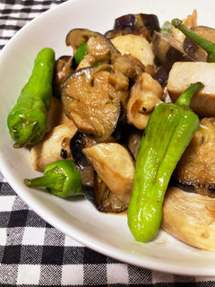 ナスと鶏むねのマヨ醤油炒め-レシピのメイン写真