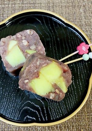 レンジでさつまいも入り羊羹(米粉)-レシピのメイン写真