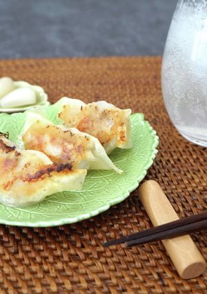 ミョウガとらっきょうのざくざく薬味餃子-レシピのメイン写真