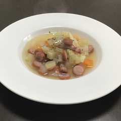 A picture of フレンチの野菜スープ☆ ガルビュール.