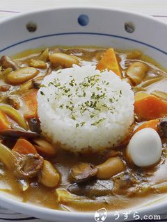 大福豆と貝のカレー【うずら.com】-レシピのメイン写真