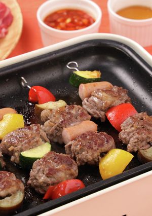 ホットプレートで☆BBQ串焼きパーティー-レシピのメイン写真