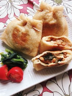 あと1品に♡簡単納豆チーズ焼き巾着-レシピのメイン写真