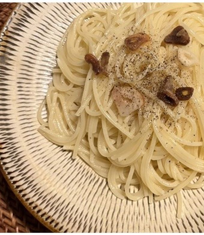 楽ウマ。乾燥にんにくでペペロンチーノ-レシピのメイン写真
