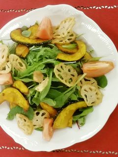 れんこんカリカリ簡単サラダ-レシピのメイン写真