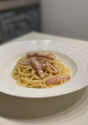 ソムリエが作る！超簡単お手頃カルボナーラ-レシピのメイン写真