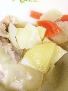 簡単!美味しいミルク煮込みスープ-レシピのメイン写真