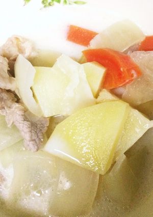 簡単！美味しいミルク煮込みスープ-レシピのメイン写真
