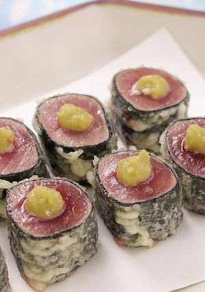 お店の味☆まぐろののり巻き天ぷら-レシピのメイン写真