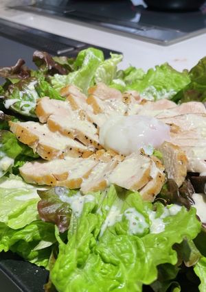 鶏胸肉の最強サニーレタスサラダ-レシピのメイン写真