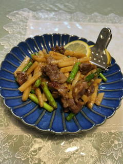 歯ごたえシャキシャキ〜ン♪筍*砂肝炒め-レシピのメイン写真