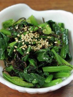 ほうれん草と塩昆布のナムル-レシピのメイン写真