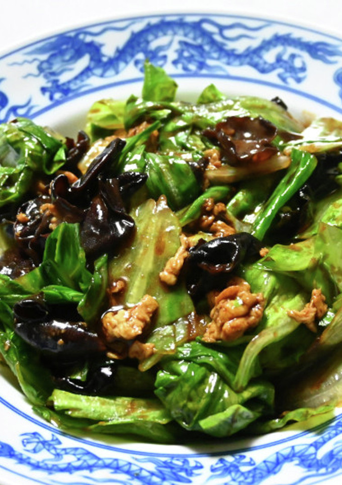 生きくらげとレタスの中国醤油炒め-レシピのメイン写真