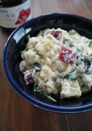 レンジで作る！さつまいもの白和え-レシピのメイン写真