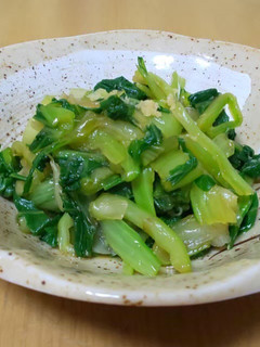ちんげん菜生姜醤油和え-レシピのメイン写真