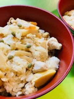 *私流・山椒の実入り筍ご飯*-レシピのメイン写真
