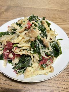 もやしとしめじの辛子胡麻和え-レシピのメイン写真