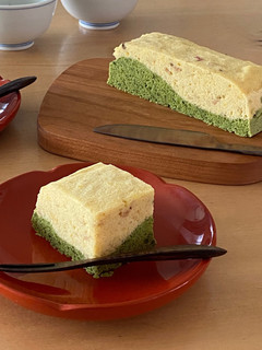 *和風蒸しケーキ 桜の浮島*-レシピのメイン写真