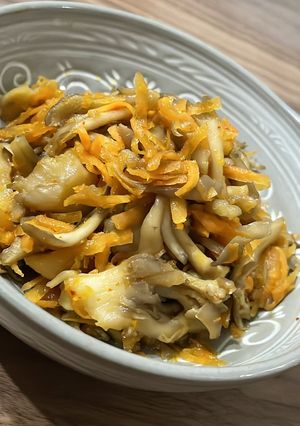 舞茸とにんじんのきんぴら-レシピのメイン写真