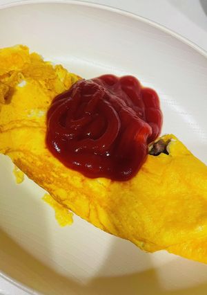 ひき肉のオムレツ-レシピのメイン写真