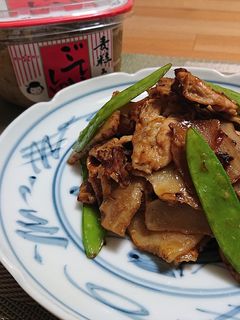 菊芋と豚肉の味噌炒め-レシピのメイン写真