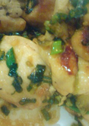 スティックな胸肉のネギだれ風味炒め-レシピのメイン写真