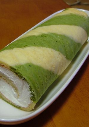 二色ロールケーキ-レシピのメイン写真